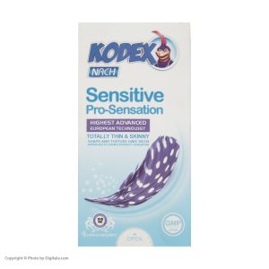 کاندوم کدکس مدل Sensitive Pro-Sensation بسته 12 عددی