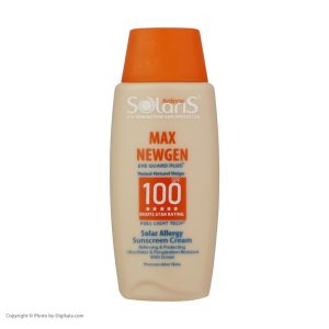 کرم ضد آفتاب رنگی آردن سولاریس SPF100 مدل Max Newgen مناسب پوست های حساس حجم 100 میلی لیتر