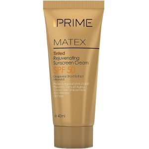 کرم ضدآفتاب رنگی پریم مدل Matex Tinted Rejuvinating SPF 50 حجم 40 میلی لیتر