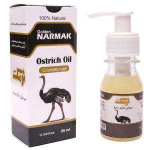 روغن ضد چروک نرمک طلایی مدل شترمرغ حجم 60 میلی لیتر